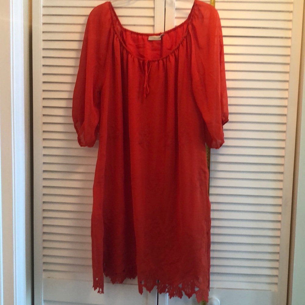 Orange dress